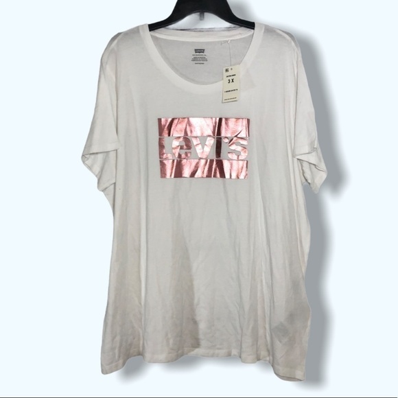 NWT Levi’s Pink Logo T-shirt Sz 3X - Picture 6 of 6